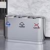 MX-T32 Stainless Steel Square Hotel Trash Can