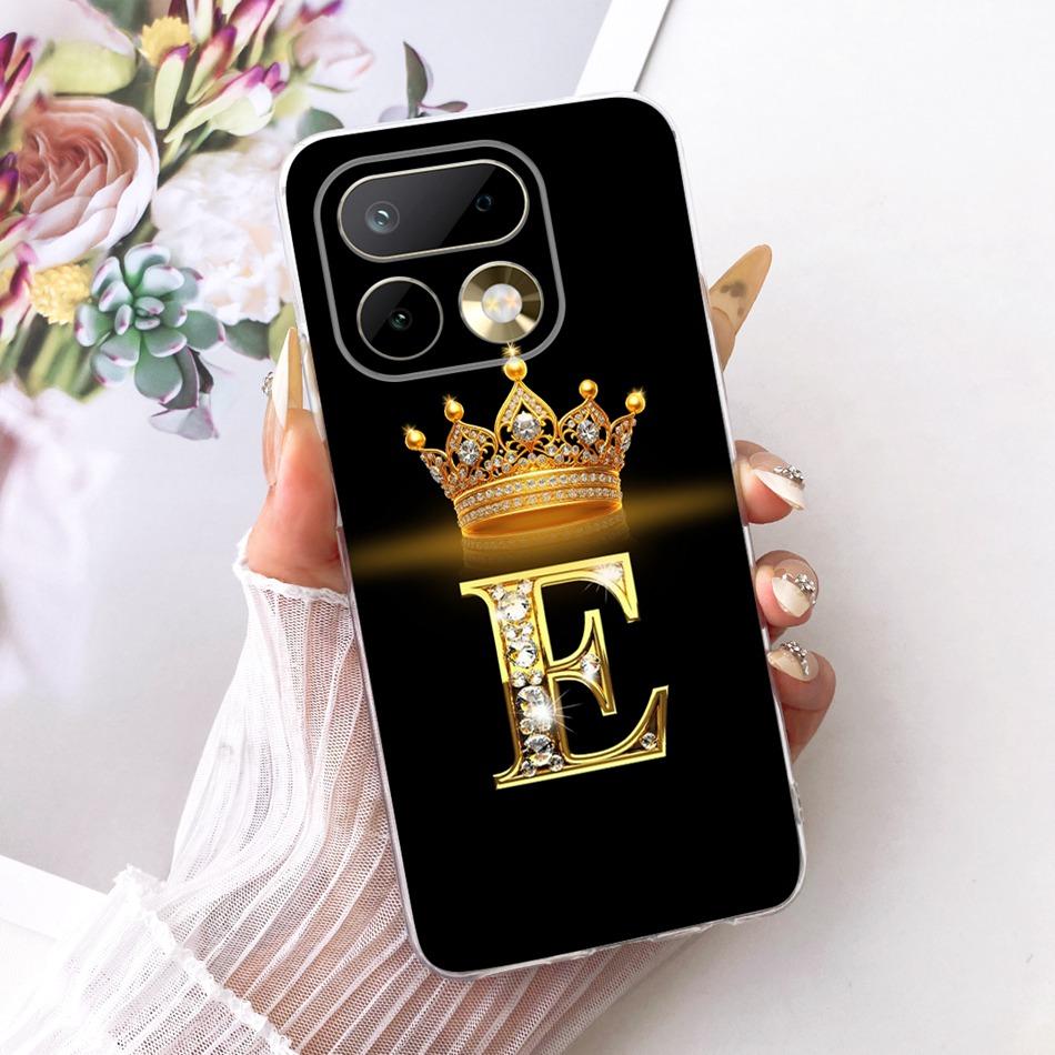 For Realme 16 Pro+ 16Pro Fashion Crown Letter Phone Case For Realme 16 Pro Plus 5G Soft Silicone TPU Cases