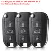 Car Key For Peugeot 208 2008 301 308 508 5008 RCZ For Citroen C-Elysee C4-Cactus Headlight Middle Remote Key Shell Case