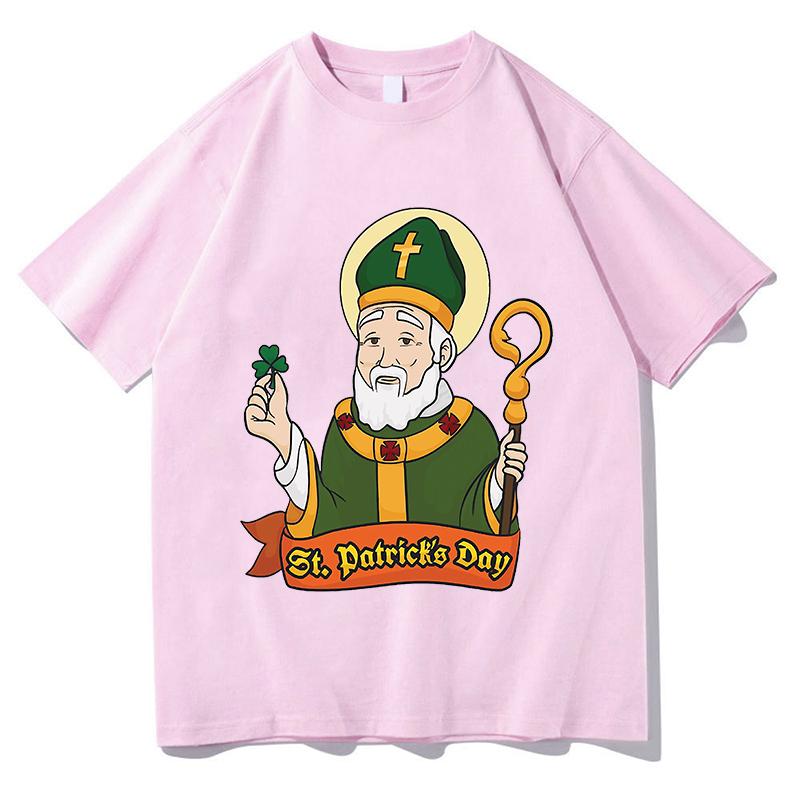 2026 St Patricks Day Graphic Casual TShirt Unisex Streetwear Short Sleeve Fashion Loose Unisex Tshirts Summer Unisex Women Tees Tops