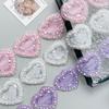 Exquisite Heart Beaded Lace Sequined Lace Clothing Lolita Dress Bag Hair Accessories Decorative Lace Accessories