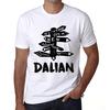 Tricou vintage pentru bărbați Tricou grafic Time for New Advantures Dalian White