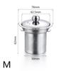 Infuser Fine Reusable Coffee Stainless Steel Lid Filters Tea Strainer