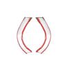 Car Styling ABS Carbon Texture Center Armrest Rear Air Vent Outlet Side Strip Cover Trim For BMW 5 Series F10 F18 2011 -