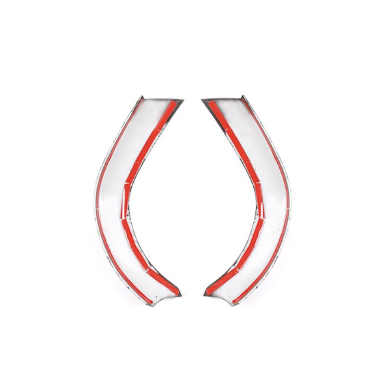 Car Styling ABS Carbon Texture Center Armrest Rear Air Vent Outlet Side Strip Cover Trim For BMW 5 Series F10 F18 2011 -