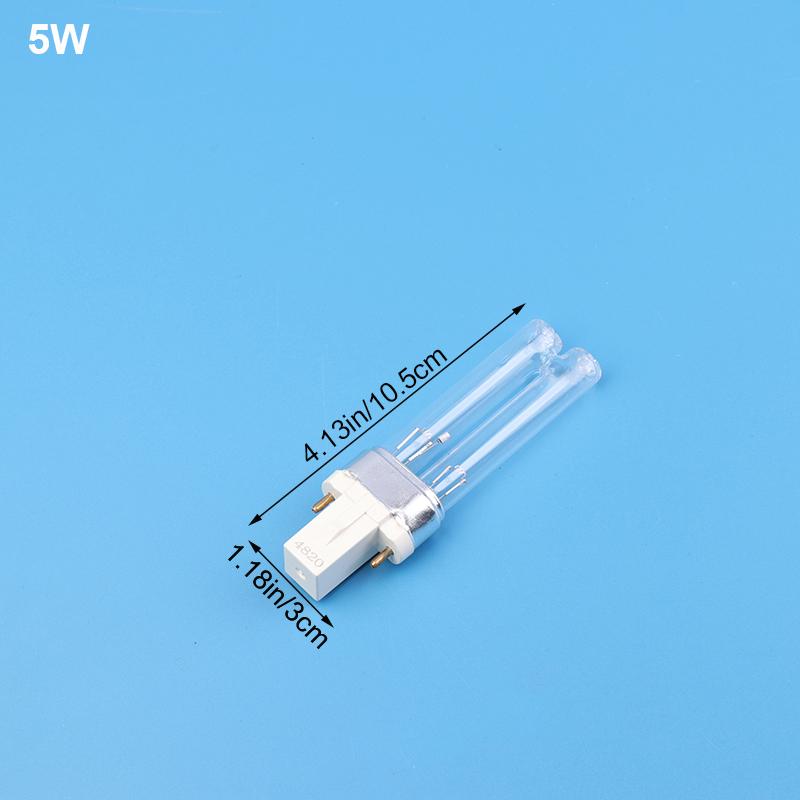 1Pc Uv Light Bulbs Aquarium Fish Tank Pond Ultraviolet Sterilize Lamp Tube For G23 5W 7W 9W 11W 13W Uvc H Shape Tube