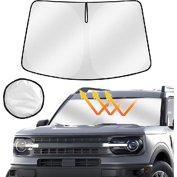 Windshield Sun Shade For Subaru Outback -2025, Upgraded Nano Materials Front Window Shade Cover For Outback 2024 2025, Foldable Sun Shield