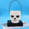 2Pcs Halloween Candy Buckets Witch Cauldron Ghost Pumpkin Skull Bucket Trick or Treat Candy Bowl Party Supplies Home Decoration
