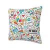 Nordic Music Festival Musical Note Cushion Cover 40*40 Cm Polyester Throw Pillow Case Home Decor Sofa Chair Pillowslip