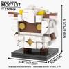 MOOXI Tier-Serie MOC Baustein Panda Tiger Katze BrickHeaded Ser Modell Erwachsene Baustein Kinder Lernspielzeug Für Kinder Geschenk