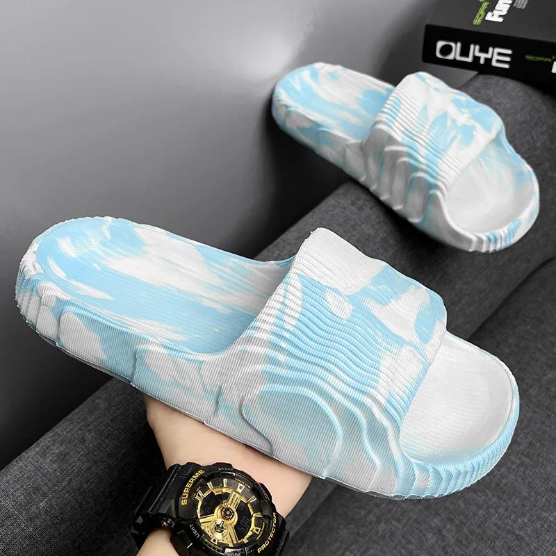 Adventure Mokasyny Tenis Oryginalne Męskie Wygodne Kapcie Treningowe Luksusowe Męskie Klapki na Plażę Casua Buty Męskie Skórzane Tenisowe