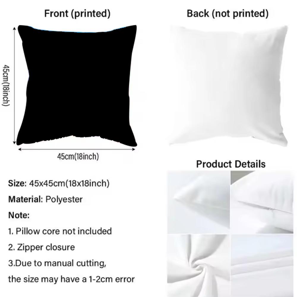 P-Pink F-Floyd Cushion Cover Comfortable Reversible Pillow Cover Ideal for Car Sofa Bedroom & Beyond
