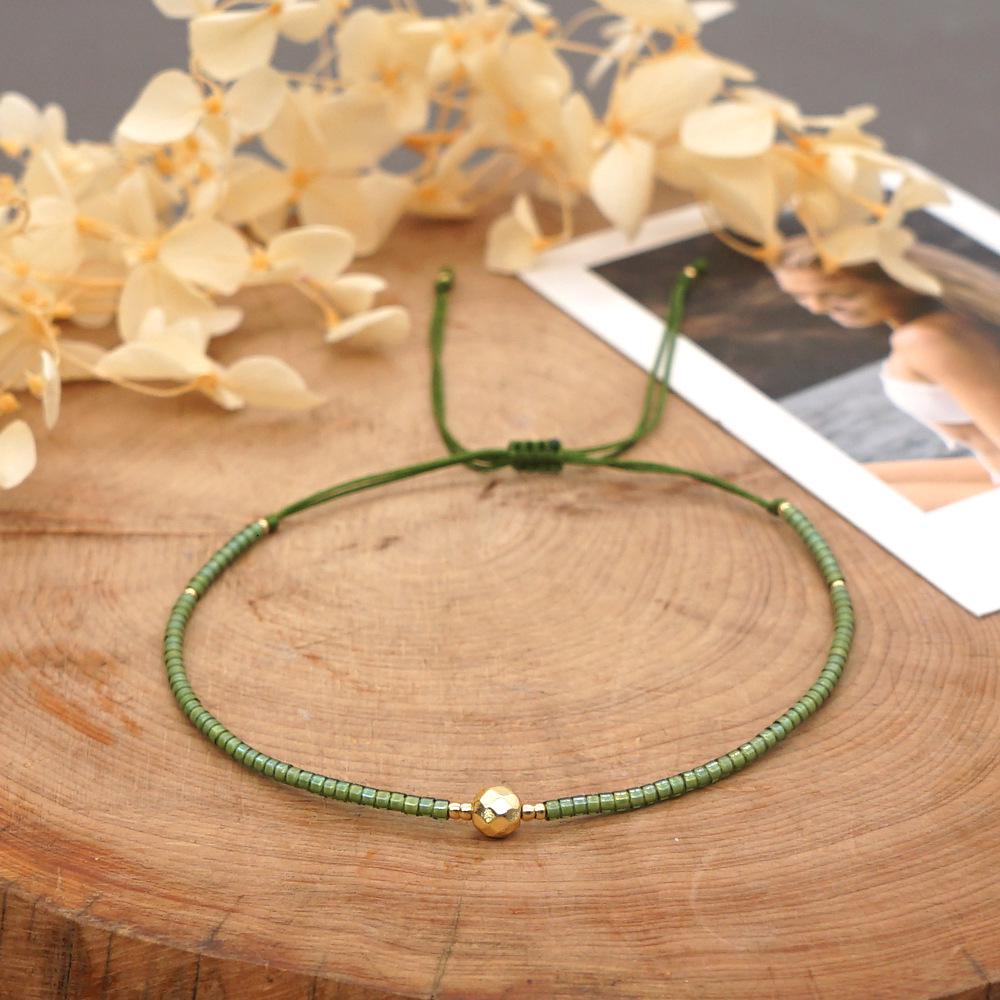 Trendy Adjustable Seed Bead & Pearl Bracelet - Colorful, Luxurious Design, Perfect Friendship Gift