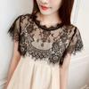 Autumn Summer Lace Bride Wedding Bolero Elegant Bridal Opera Evening Party Prom Costume Capes White Black Jackets Women Wrap