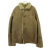 Roberto Massini Made In Bulgaria Long Sleeve Mouton Jacket L Brown Men's Used