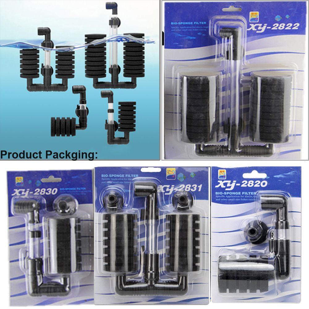 Cup Adjustable Biochemical Sponge Filter Single/Double Head Aquarium Oxygen Pump Cotton Filters