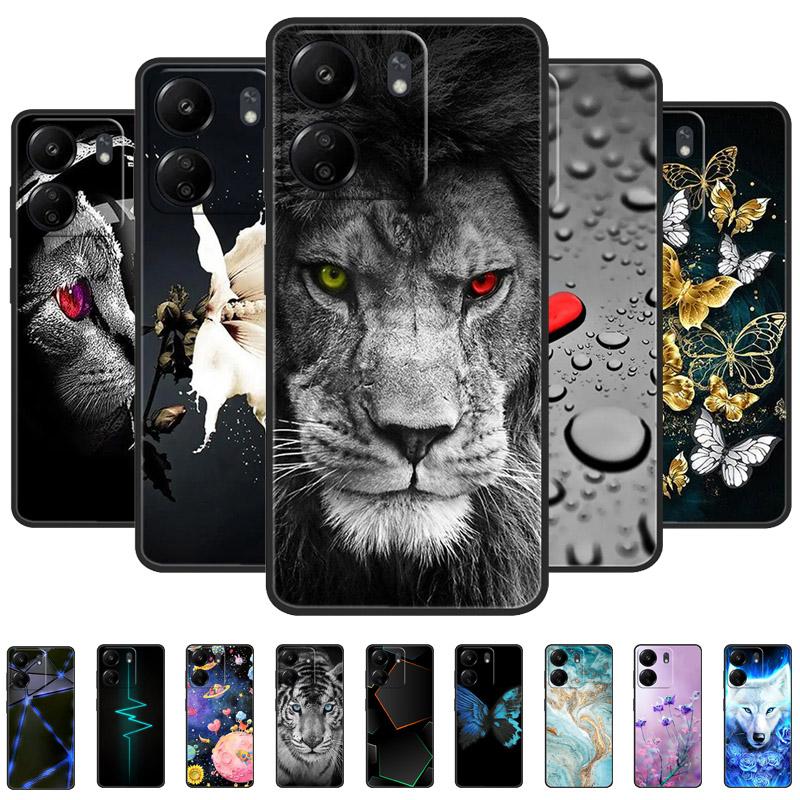 Cute Cartoon Soft Case For Redmi 13C 13 4G 5G Silicone TPU Phone Cover For Xiaomi Redmi 13R Phone Protective Fundas Capa Cases