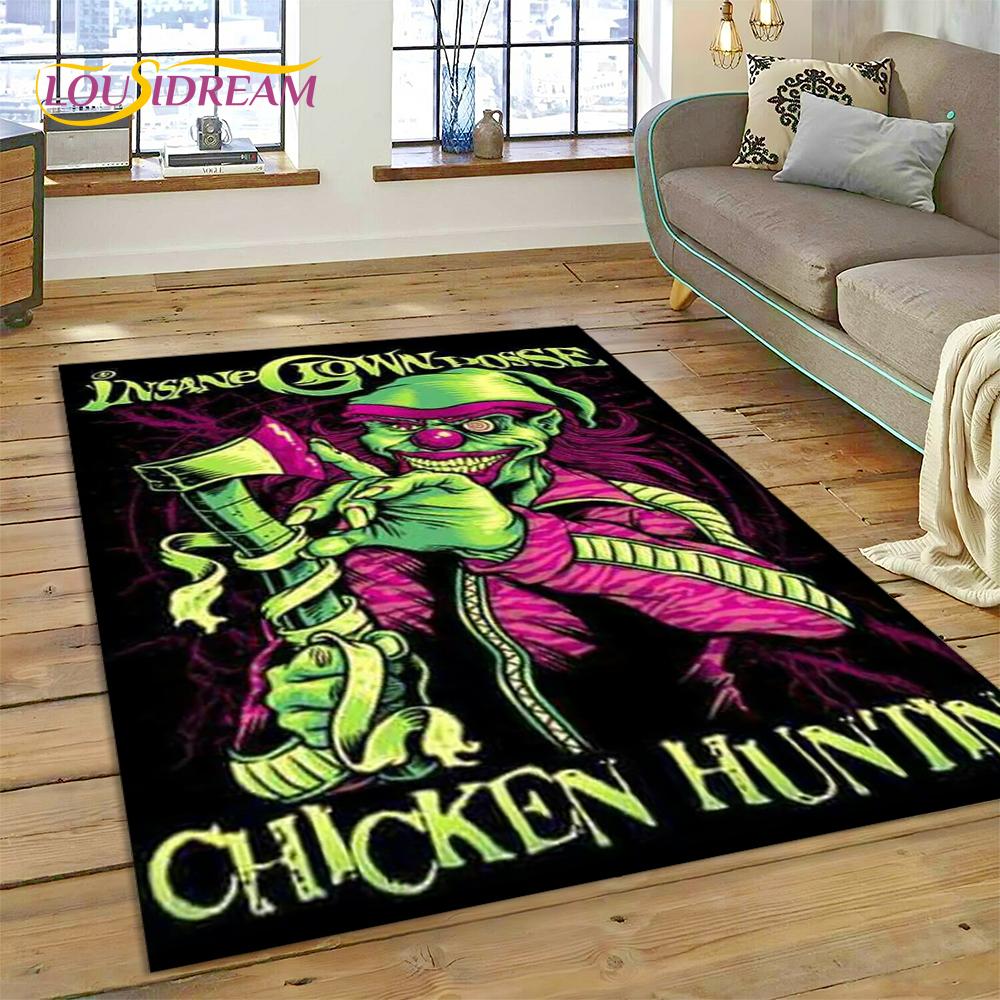 Insane Clown Posse Icp Juggalo Rap Metal Carpet Rug for Bedroom Living Room Home Sofa Decoration,Children Large Decor Floor Mat