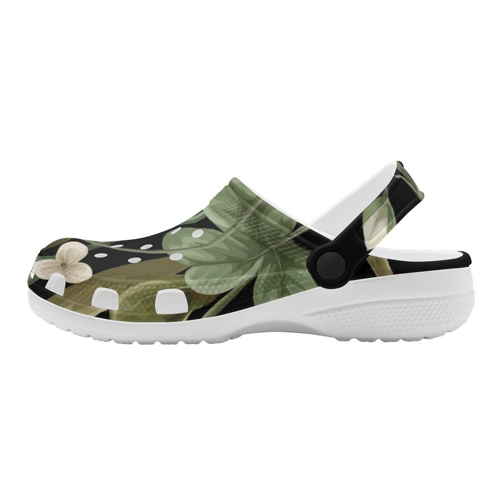 Pattern Printed EVA Clogs Slippers Adult Unisex Lightweight Soft Slip On Casual Sandals Soft Sole Summer Shoes Casual Walking