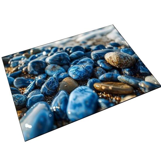 Floor Mat Anti-Slip Bathroom Mat with Rough Surface Rubber Dot Backing Soft Touch Diatom Mud Quick Drying Drainage Holes Bathroom Mat