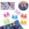BHBL Adjustable Jeans Button Pin Set Waist Tightener Bear Clip Bear Pants Clip Bear Buttons for Jeans Skirt