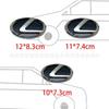 Aufkleber für den Ersatz der Frontgrill- und Heckklappenembleme (10-16 cm) für Lexus GS GX IS LS LX NX RX RX270 Ct200h IS250 ES 220D IS300 WU5