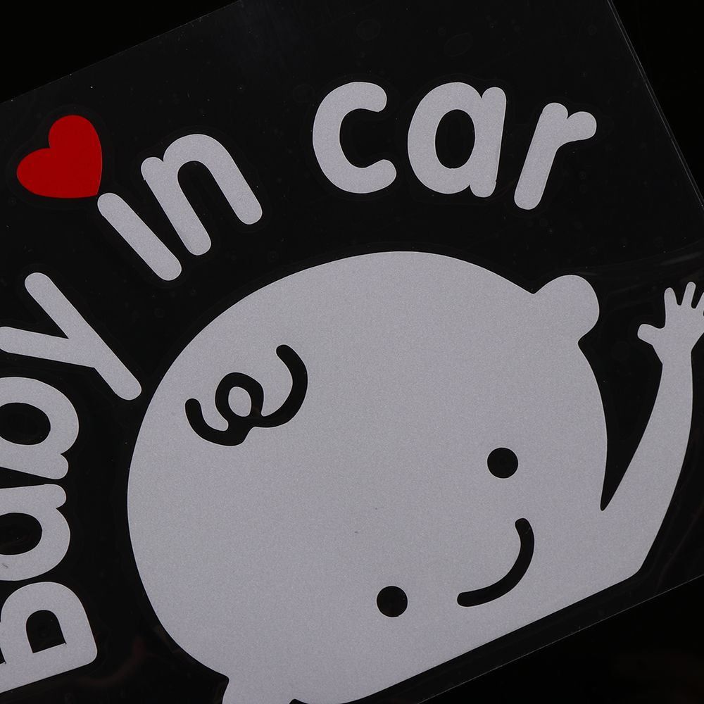 New Window Auto Decal Car Accessories 3D Cartoon Car Stickers Windshield Auto-styling Baby In Car