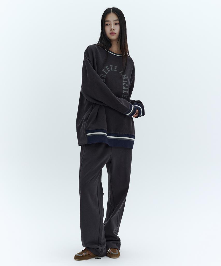 CITYBREEZE Side Line 2-Way Sweatpants_Charcoal
