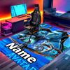 Benutzerdefinierter Name Personalisierter Avatar Druckteppich, Vielseitiger Wohnkulturteppich, für Spielzimmer, Wohnung, Balkon, Eingangsbereich, Flur Geschenk