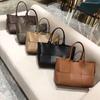 Cross-border Bag 2026 New Simple and Fashionable Cowhide Woven Bag Large Capacity Portable Underarm Bag Texture Tote Bag