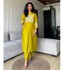 Set Kurta Pantă Brodat de Designer pentru Femei Indian Bollywood Top Tunica Bumbac Kurti Costum Salwar