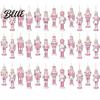 Holiday Tree Decor for Dessert Shops Pink Wooden Nutcracker Hanging Ornaments Christmas Decorations Soldier Festive Desktop Women Pendants Home Xmas