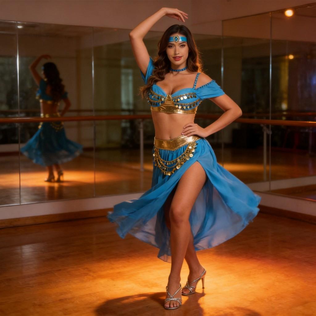 Halloween Exotic Style Princess Cos Suit, Women Belly Dance Costume For Carnival Stage Show