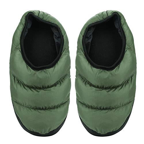Winter Down Slippers for Men and Women, Lightweight, Quiet, Non-Slip, and Comfortable for Indoor and Outdoor Wear. Features a Heel, Warm and Warm, Per