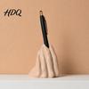 Funny Desk Accessories Hand Gesture Pen Holder for Desk 3D Printed Novelty Pencil Stand Desktop Organizer Office Stand