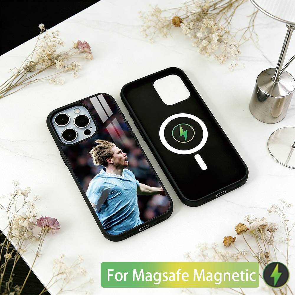 Football Star Kevin De Bruyne  Phone Case For iPhone17,16,15,14,13,12,11 Plus,Pro Magnetic with Magsafe Wireless Charging