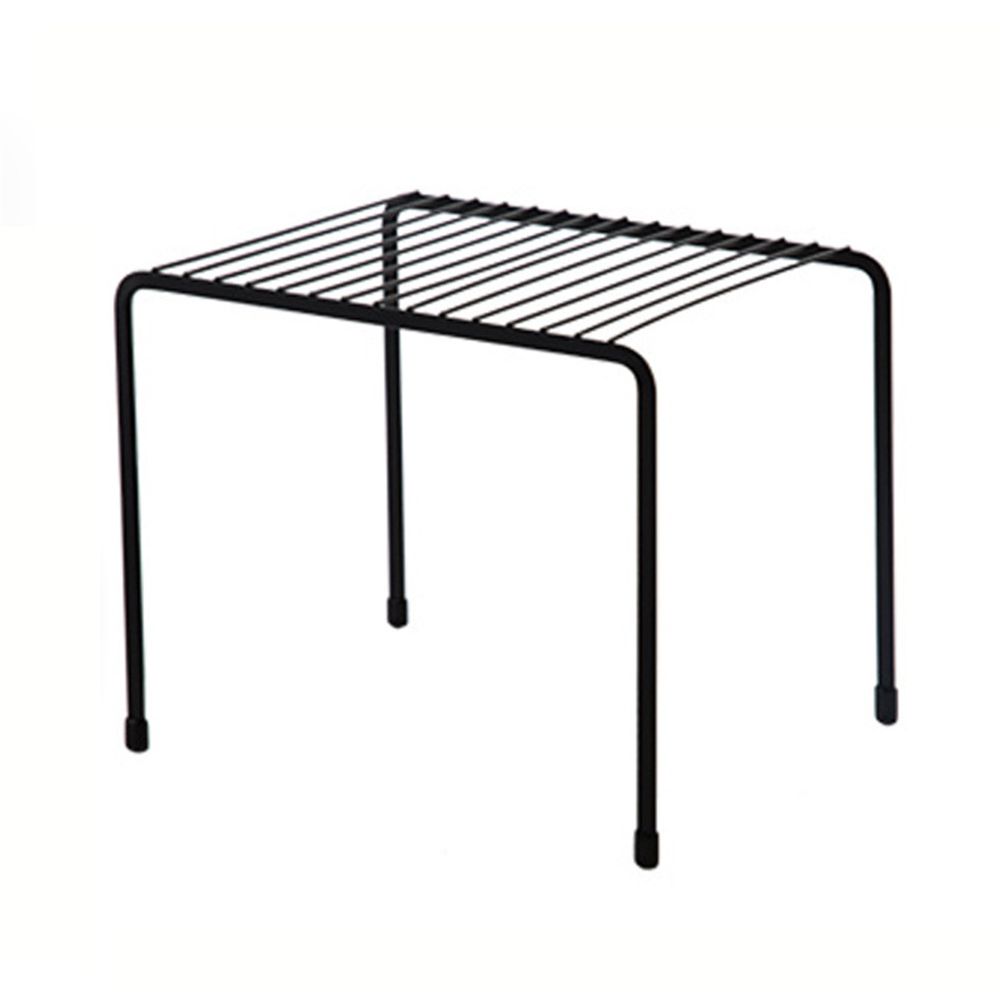 Hot sale Single Layer Iron Table Top Cabinets Storage Shelf Dish Rack Cupboard Shelf
