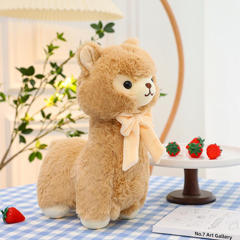 Disney Alpaca Plush Toy With Pp Cotton Filling For Girls Bedroom Decor