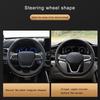 Carbon Fiber Leather Car Steering Wheel Anti-slip Wheel Cover For Porsche Panamera Cayenne Taycan 911 718 Macan Carrera-GT CVH1