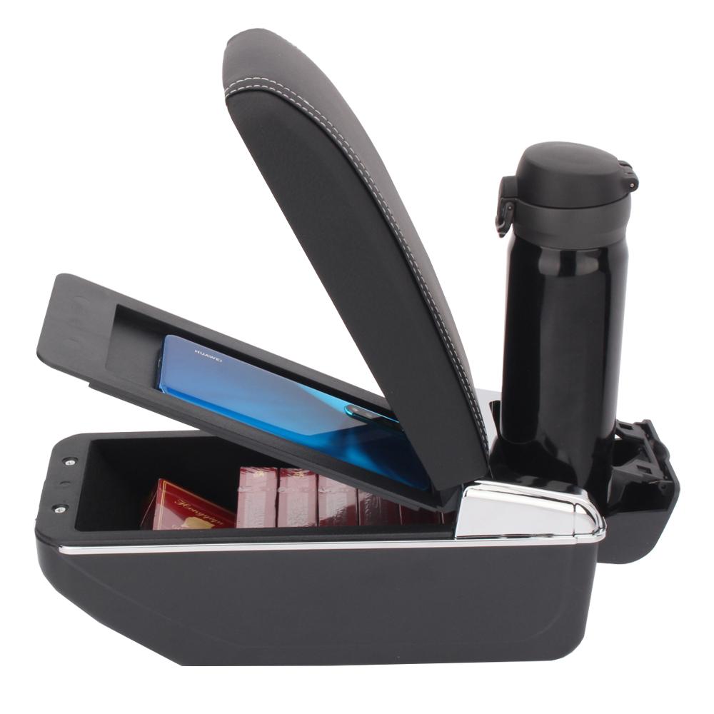 For Renault Logan 2 For Renault Sandero 2 Car Armrest Box Interior Special Retrofit Accessories Center Storage