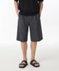 MUSINSA STANDARD Wide Bermuda Hidden Banding Half Slacks [Gray]
