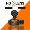 3-Kanal Dashcam WIFI AUTO DVR 1080P 3-Objektiv Innenraumkamera Dreiwegekamera Blackbox Recorder Video Registrator Camcorder