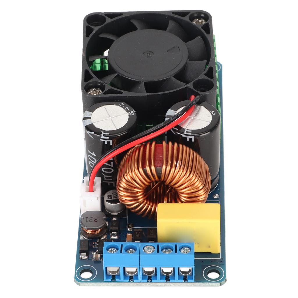Placă amplificator de putere IRS2092S 500W Canal Mono Clasa D Amplificator de putere HiFi cu ventilator de răcire pentru sistem de sunet DIY