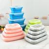 Ensemble Boîte à Déjeuner et Bento Pliable en Silicone