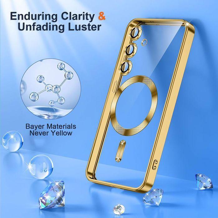 Coque de protection - BOOLING - pour Samsung Galaxy A56 5G - Doré - 2 Verres Trempés - Antichoc
