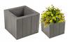 Tigela Graphite Concrete Garden Pot 40 X 40 X 33 Cm
