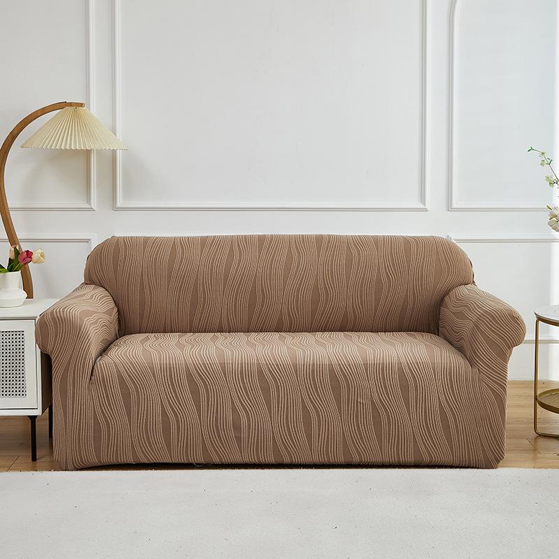 Verdickte Stretch-Jacquard-Elastische Sofa-Abdeckung Twill Überwurf Universell Passend Kombinierbare Sofabezüge für Wohnzimmer Büro