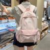 Schoolbag Small Fresh Plaid Schoolbag Women's Spring New High-value Junior and High School Students Backpack Lightweight Travel Backpack