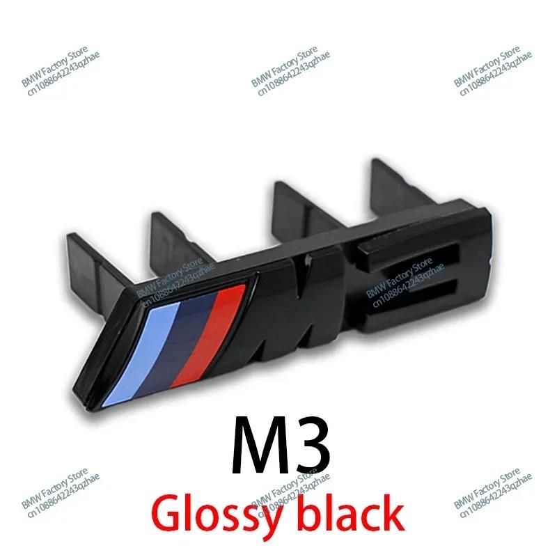 3D Car Front Grille Badge Emblem Buckle Car Styling Accessories For BMW M Logo M1 M2 M3 M4 M5 M6 M7 F48 E83 F39 F10 F30 G01 E84