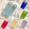 Yousheng Funny Fuzzy Silly Socks for Women Fluffy Slipper Socks 3D Novelty Face Plush Socks Winter Warm Cute Floor Socks